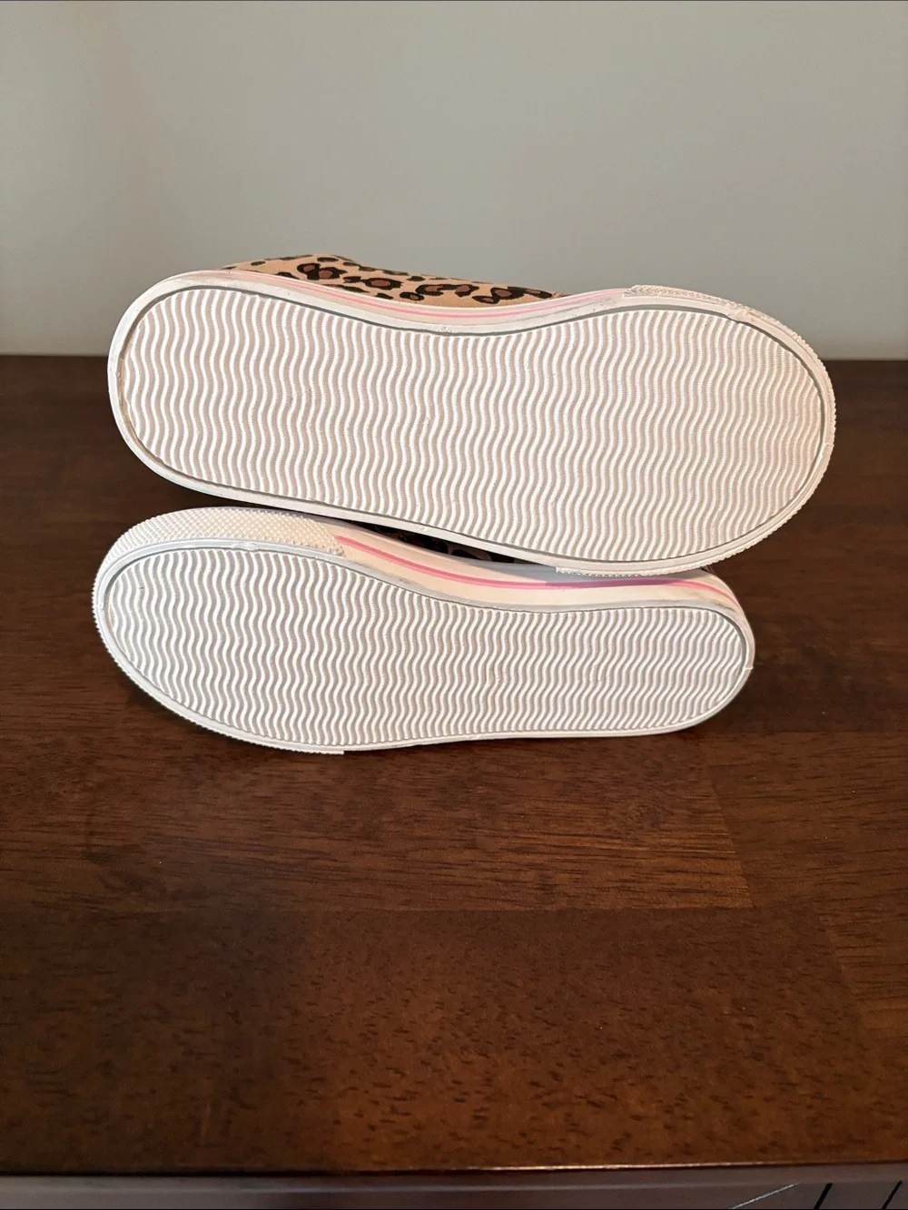 Carter's Leopard Print High-Top Sneakers with Pink Lining